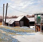 painting of sheds and barns