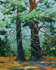 painting of trees